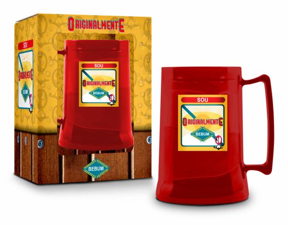 Caneca gel 300ml temas - funny - originalmente - Brasfoot Menor preço em Caneca gel 300ml temas - funny - originalmente - Brasfoot