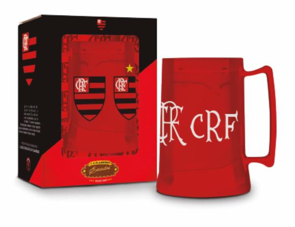Caneca gel 450ml escudos - flamengo - Brasfoot Menor preço em Caneca gel 450ml escudos - flamengo - Brasfoot