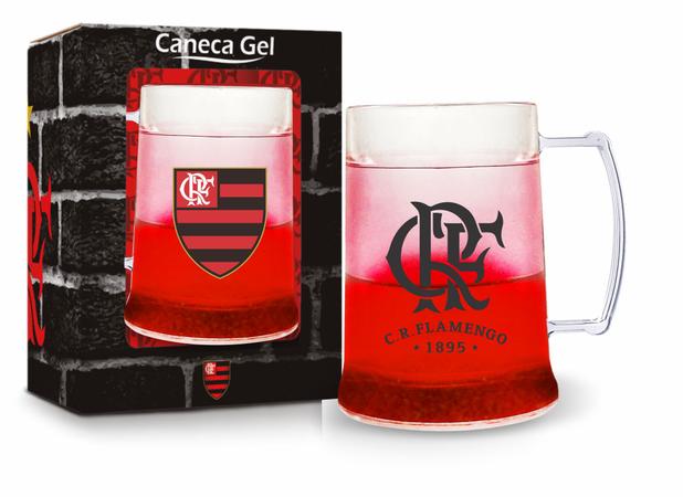Caneca gel 450ml - flamengo gel vermelho - Brasfoot Menor preço em Caneca gel 450ml - flamengo gel vermelho - Brasfoot