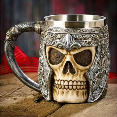 Caneca Inox Caveira Viking Choop Cerveja Festa - MXF16335 - Negócio De Gênio Menor preço em Caneca Inox Caveira Viking Choop Cerveja Festa - MXF16335 - Negócio De Gênio