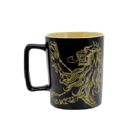 Caneca Lannister Game Of Thrones com Alça Quadrada 500ml - Zona criativa Menor preço em Caneca Lannister Game Of Thrones com Alça Quadrada 500ml - Zona criativa