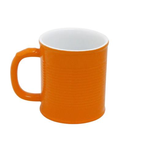 Caneca Lata 350ml Em Cerâmica Laranja Mondoceram Gourmet Menor preço em Caneca Lata 350ml Em Cerâmica Laranja Mondoceram Gourmet