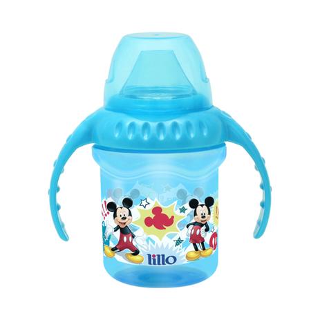 Caneca lillo disney com bebedor de silicone - mickey 230ml Menor preço em Caneca lillo disney com bebedor de silicone - mickey 230ml