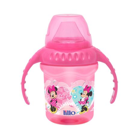 Caneca lillo disney com bebedor de silicone - minnie 230ml Menor preço em Caneca lillo disney com bebedor de silicone - minnie 230ml
