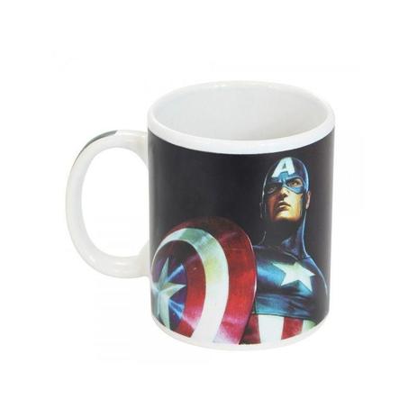 Caneca Magic Avengers Capitão América - Zona criativa Menor preço em Caneca Magic Avengers Capitão América - Zona criativa