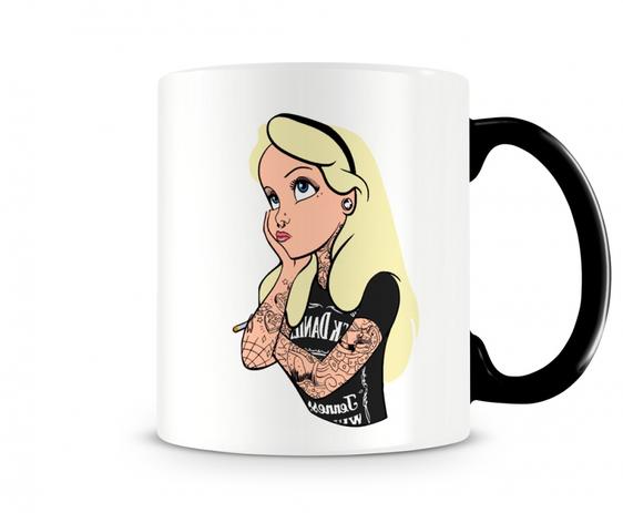 Caneca Mágica Alice Dark - Artgeek Menor preço em Caneca Mágica Alice Dark - Artgeek