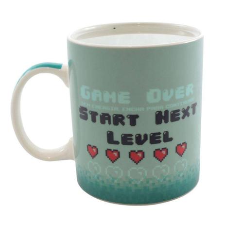 Caneca Mágica Game Over - Ref. 10022379 - Zona criativa Menor preço em Caneca Mágica Game Over - Ref. 10022379 - Zona criativa