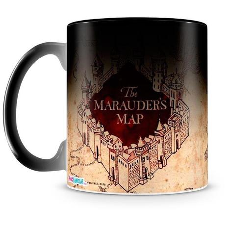 Caneca Mágica Personalizada Mapa do Maroto - Amocanecas Menor preço em Caneca Mágica Personalizada Mapa do Maroto - Amocanecas