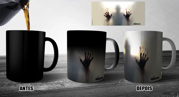 Caneca Mágica The Walking Dead - Zumbi - Carmélia personalizados Menor preço em Caneca Mágica The Walking Dead - Zumbi - Carmélia personalizados