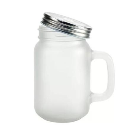 Caneca Mason Jar Com Tampa e Canudo Estilo Jarra em Vidro Jateado 400ml Resinada para Sublimação  Mecolour (B181) - 01 U - Mecolour shopvirtua3000 é boa?