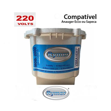 Caneca/Motor P/ Bomba Submersa Vibratória Tipo Sapo Rymer 2000 60Hz 220V Menor preço em Caneca/Motor P/ Bomba Submersa Vibratória Tipo Sapo Rymer 2000 60Hz 220V