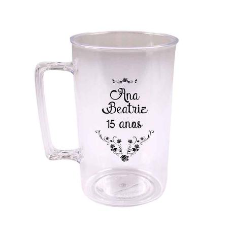 Caneca Personalizada Aniversário 15 Anos Flor - Aluá festas Menor preço em Caneca Personalizada Aniversário 15 Anos Flor - Aluá festas