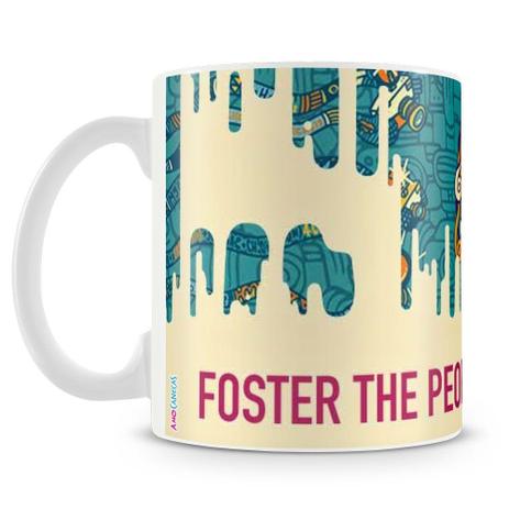 Caneca Personalizada Banda Foster The People - Amocanecas Menor preço em Caneca Personalizada Banda Foster The People - Amocanecas