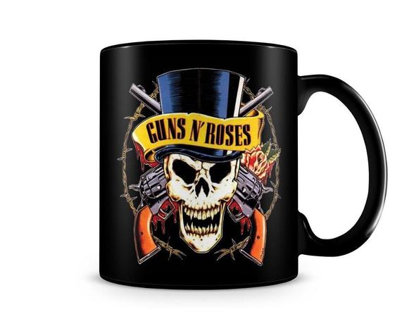 Caneca Personalizada Banda Guns Roses (Mod.2) - Amocanecas Menor preço em Caneca Personalizada Banda Guns Roses (Mod.2) - Amocanecas