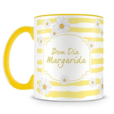 Caneca Personalizada Bom Dia Margarida - Amocanecas Menor preço em Caneca Personalizada Bom Dia Margarida - Amocanecas