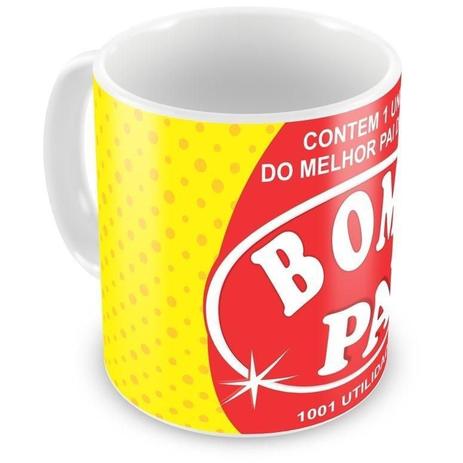 Caneca Personalizada Bom Pai Bombril - Amocanecas Menor preço em Caneca Personalizada Bom Pai Bombril - Amocanecas