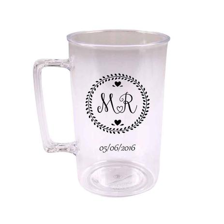 Caneca Personalizada Casamento Brasão Laços - Aluá festas Menor preço em Caneca Personalizada Casamento Brasão Laços - Aluá festas