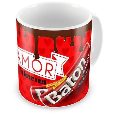 Caneca Personalizada Chocolate Baton - Amocanecas Menor preço em Caneca Personalizada Chocolate Baton - Amocanecas