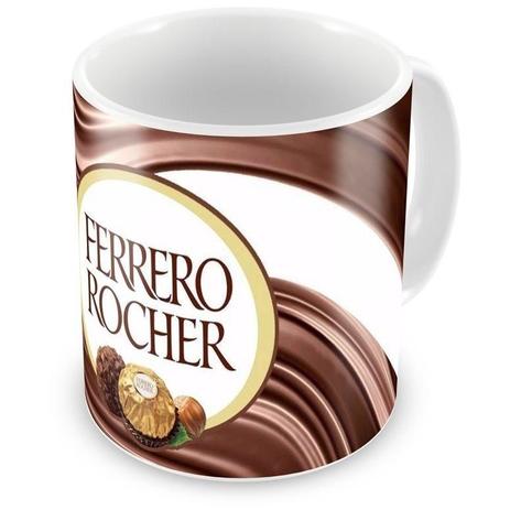 Caneca Personalizada Chocolate Ferrero Rocher - Amocanecas Menor preço em Caneca Personalizada Chocolate Ferrero Rocher - Amocanecas