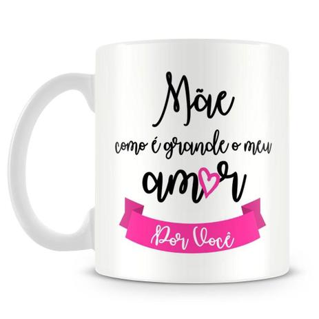 Caneca Personalizada Como é Grande o meu Amor - Amocanecas Menor preço em Caneca Personalizada Como é Grande o meu Amor - Amocanecas