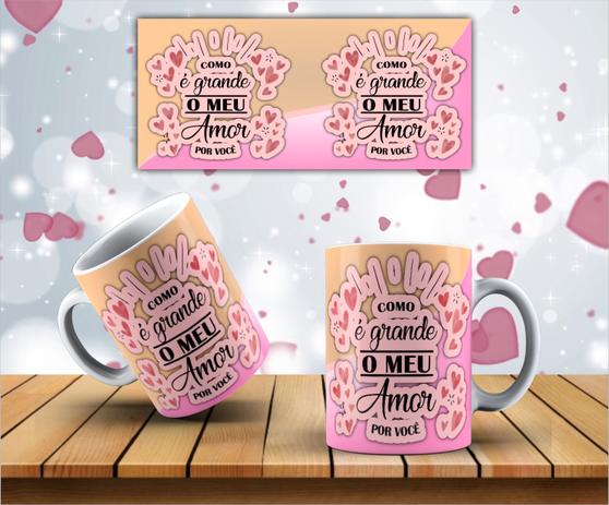 Caneca personalizada como é grande o meu amor por você nova - Vidape Menor preço em Caneca personalizada como é grande o meu amor por você nova - Vidape