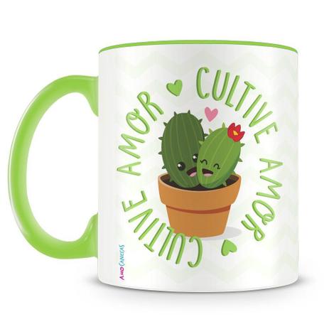 Caneca Personalizada Cultive Amor - Amocanecas Menor preço em Caneca Personalizada Cultive Amor - Amocanecas
