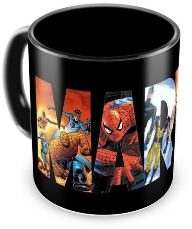 Caneca Personalizada Marvel (100 Preta) - Amocanecas Menor preço em Caneca Personalizada Marvel (100 Preta) - Amocanecas
