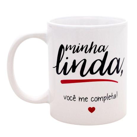 Caneca Personalizada Minha Linda - Amocanecas Menor preço em Caneca Personalizada Minha Linda - Amocanecas