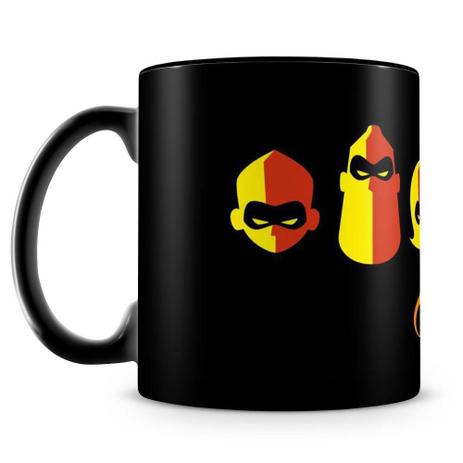Caneca Personalizada Os Incríveis (100 preta) - Amocanecas Menor preço em Caneca Personalizada Os Incríveis (100 preta) - Amocanecas