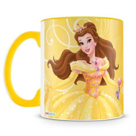Caneca Personalizada Princesa Bela - Amocanecas Menor preço em Caneca Personalizada Princesa Bela - Amocanecas