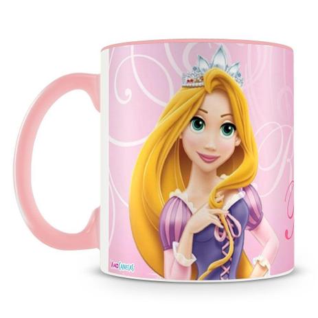 Caneca Personalizada Princesa Rapunzel - Amocanecas Menor preço em Caneca Personalizada Princesa Rapunzel - Amocanecas