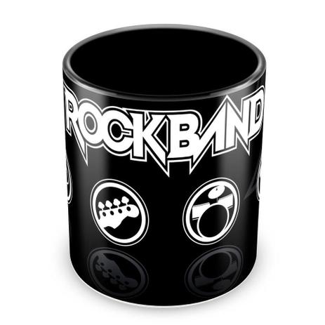 Caneca Personalizada Rock Band (Preta) - Amocanecas Menor preço em Caneca Personalizada Rock Band (Preta) - Amocanecas