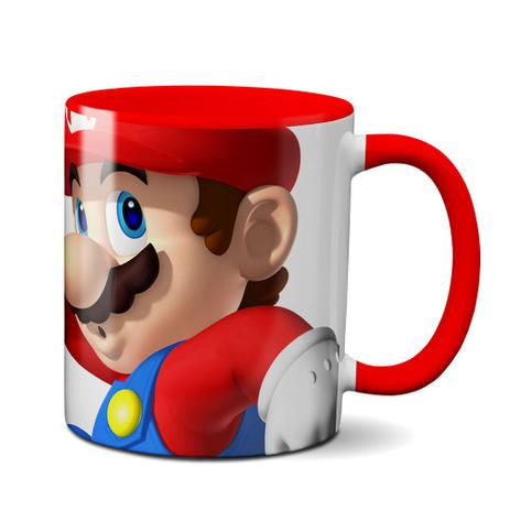 Caneca Personalizada Super Mário - Elicomics Menor preço em Caneca Personalizada Super Mário - Elicomics