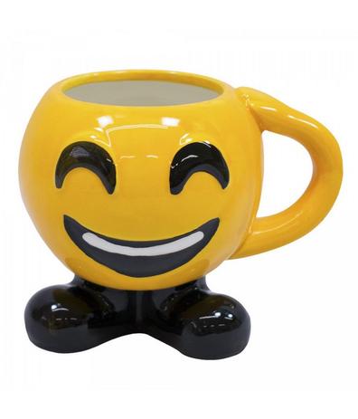 Caneca Porcelana Emoticon Feliz 400ml - Produtos infinity presentes Menor preço em Caneca Porcelana Emoticon Feliz 400ml - Produtos infinity presentes