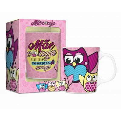 Caneca porcelana premium - mãe coruja presente dia das mães - Brasfoot Menor preço em Caneca porcelana premium - mãe coruja presente dia das mães - Brasfoot