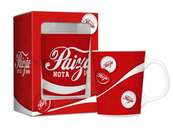 Caneca porcelana premium - pai - paizão nota 1000 - Brasfoot Menor preço em Caneca porcelana premium - pai - paizão nota 1000 - Brasfoot