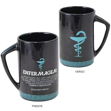 Caneca Preta Profissoes Enfermagem 300ml + latinha - Zc é ruim? Caneca Preta Profissoes Enfermagem 300ml + latinha - Zc é boa?