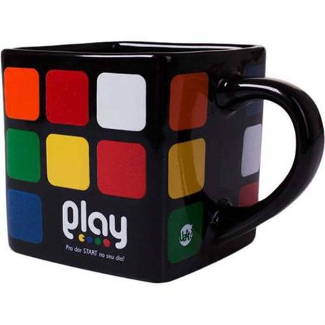 Caneca Quadrada 340ml Cubo Magico Uatt Menor preço em Caneca Quadrada 340ml Cubo Magico Uatt