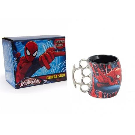 Caneca Soco Ingles 350ml Spider Man - Marvel Menor preço em Caneca Soco Ingles 350ml Spider Man - Marvel