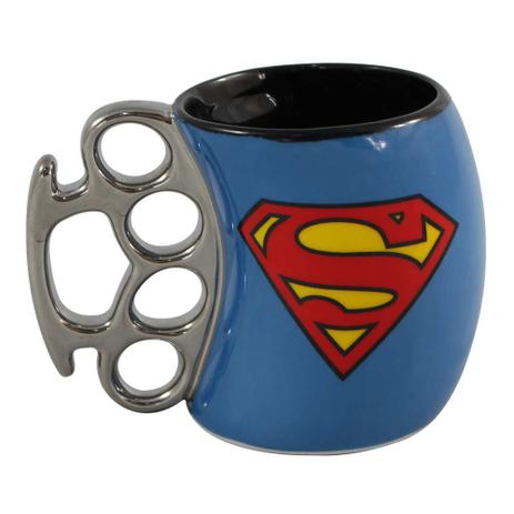 Caneca Soco Inglês Superman 350 Ml - Zona criativa Menor preço em Caneca Soco Inglês Superman 350 Ml - Zona criativa