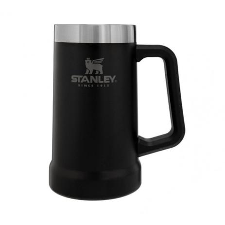 Caneca Stanley Térmica Preta 709ml Com Alça Original Nf-e Oferta de Lançamento Menor preço em Caneca Stanley Térmica Preta 709ml Com Alça Original Nf-e Oferta de Lançamento