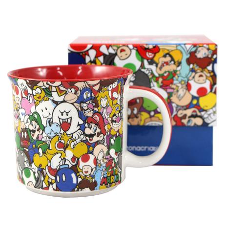 Caneca Super Mário Tom Pattem 350ml Menor preço em Caneca Super Mário Tom Pattem 350ml