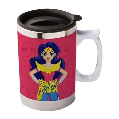Caneca Térmica - 400 Ml - DC Comics - Super Hero Girls - Wonder Woman - Urban Menor preço em Caneca Térmica - 400 Ml - DC Comics - Super Hero Girls - Wonder Woman - Urban