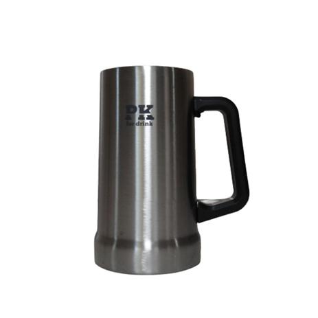 Caneca Térmica Cerveja Gelada Chopp 709ml PK For Drink Prata Menor preço em Caneca Térmica Cerveja Gelada Chopp 709ml PK For Drink Prata