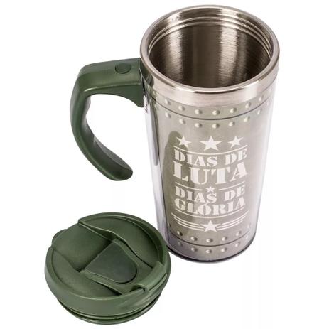 Caneca Térmica Com Alça - Dias De Luta - Uatt Menor preço em Caneca Térmica Com Alça - Dias De Luta - Uatt