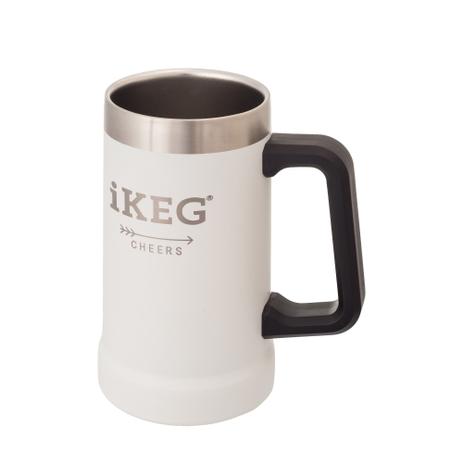 Caneca térmico de cerveja Ikeg/ 710ml - White Menor preço em Caneca térmico de cerveja Ikeg/ 710ml - White