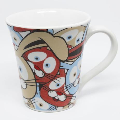Caneca Tulipa 330ml - Muitos Coelhos - Oxford porcelanas Menor preço em Caneca Tulipa 330ml - Muitos Coelhos - Oxford porcelanas
