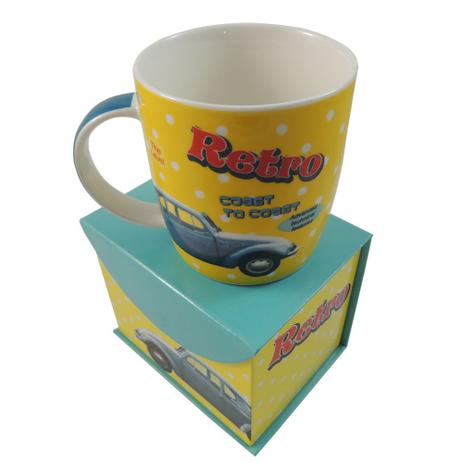 Canecas de Porcelana 320 ml Fusca - em Caixa decorativa - Zona criativa Menor preço em Canecas de Porcelana 320 ml Fusca - em Caixa decorativa - Zona criativa