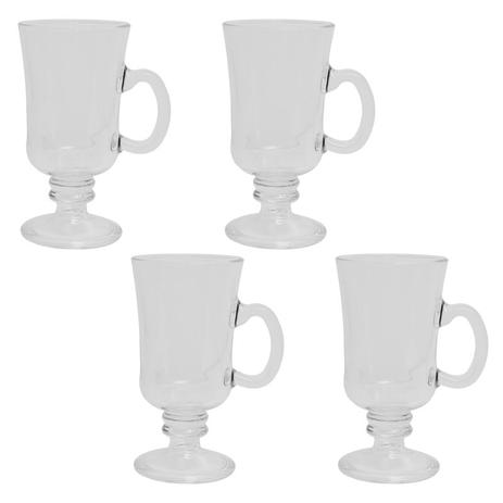 Canecas Milkshake Vidro Cafe Capuccino Bebida 240ml Kit 4 Cha Chocolate (DMH4877) - Ab midia Menor preço em Canecas Milkshake Vidro Cafe Capuccino Bebida 240ml Kit 4 Cha Chocolate (DMH4877) - Ab midia