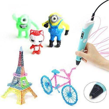 Caneta 3d Elétrica Impressora Desenhos Brinquedos Papelaria - Rohs Menor preço em Caneta 3d Elétrica Impressora Desenhos Brinquedos Papelaria - Rohs